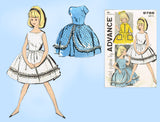 Advance 9766: 1960s Little Girls Day or Sun Dress Sz 8 Vintage Sewing Pattern