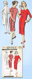 1950s Vintage Advance Sewing Pattern 8885 Uncut Misses Maternity Dress Size 13