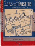1940s Uncut Aunt Marthas Embroidery Transfer 125 Classic Floral Pillowcases