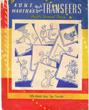 1950s Vintage Aunt Marthas Embroidery Transfer 135 Uncut Little Dutch Boy Tea Towels - Vintage4me2
