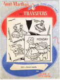 1940s Comic Cute DOW Dutch Gal Embroidery Transfers Uncut Aunt Martha 3021 ORIG