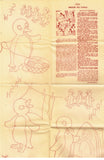1950s Vintage Aunt Martha's Embroidery Transfer 3022 Uncut Penguin DOW Tea Towels - Vintage4me2