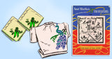 1950s VTG Aunt Martha's Embroidery Transfer 3128 Uncut Clothing Trim Motifs - Vintage4me2