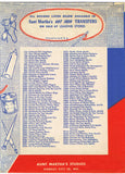 1940s Uncut Aunt Marthas Embroidery Transfer 3140 Pretty Garden Girl Pillowcases