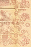 1950s Aunt Martha's Embroidery Transfer 3147 Uncut Applique Chicken Tea Towels