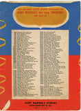 1950s Aunt Martha's Embroidery Transfer 3153 Uncut X-Stitch Veggie Tea Towels
