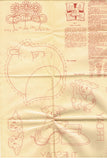 1950s VTG Aunt Martha's Embroidery Transfer 3271 Uncut Rascal DOW Tea Towels
