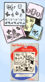 1940s Uncut Aunt Martha's Embroidery Transfer 3357 Birds Flowers 4 Guest Towels