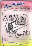 1960s Uncut Aunt Martha's Embroidery Transfer 3542 Swallow & Flower Pillowcases