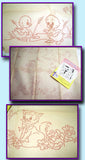 1950s Vintage Aunt Martha's Embroidery Transfer 3594 Uncut Kids Pillowcases