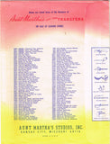 1960s Uncut Aunt Marthas Embroidery Transfer 3678 Pretty Floral Pillowcases