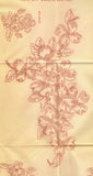 1960s Uncut Aunt Marthas Embroidery Transfer 3678 Pretty Floral Pillowcases