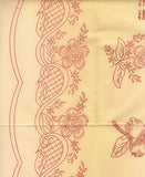 1960s Uncut Aunt Marthas Embroidery Transfer 3678 Pretty Floral Pillowcases