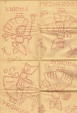 1940s Aunt Martha's Embroidery Transfer 8602 Uncut X-Stitch Sunbonnet Sue Towels - Vintage4me2