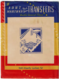 1950s VTG Aunt Martha's Embroidery Transfer 9169 Uncut Waterlily Table Cloth