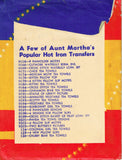 1950s VTG Aunt Martha's Embroidery Transfer 9197 Uncut Set of 8 Potholders