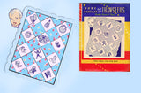 1940s Vintage Aunt Martha's Embroidery Transfer 9328 Uncut Baby Crib Quilt