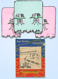 1950s Vintage Aunt Marthas Embroidery Transfer 9479 Charming Pillowcase Motifs