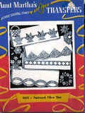 Aunt Martha's Embroidery Transfer 9605: 1950s Uncut Quilt End Pillowcase Motifs