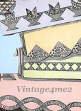 Aunt Martha's Embroidery Transfer 9605: 1950s Uncut Quilt End Pillowcase Motifs
