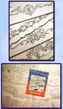1940s Stunning Uncut His and Hers Pcase Embroidery Transfer Aunt Marths's 9631