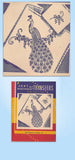 1940s VTG Aunt Martha's Embroidery Transfer 9714 Uncut Peacock Luncheon Set