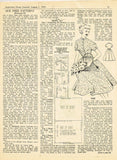 1950s Australian Home Journal Magazine & 3 Dress Patterns Aug 1955 Size 36 B