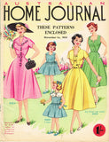 1950s Australian Home Journal Magazine & 3 Dress Patterns Nov 1954 Size 36 B