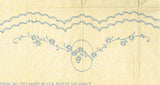 1930s Vintage Betty Burton Embroidery Transfer 1763 Uncut Floral Pillowcases - Vintage4me2