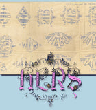 1920s Betty Burton His & Hers Towels Pillowcases Uncut Embroidery Transfer 1947 - Vintage4me2