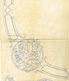 1930s Transfer Beautiful Betty Burton Rose Table Cloth Uncut ORIGINAL #1949 - Vintage4me2