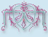 1920s Betty Burton Art Deco X Stitch Pillowcases Uncut Embroidery Transfer 1954 - Vintage4me2