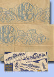 1920s Vintage Betty Burton Embroidery Transfer 1969 Uncut His & Hers Pillowcases
