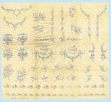 1930s Vintage Betty Burton Embroidery Transfer 1978 Baby Dearest Pillow Trim - Vintage4me2
