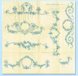 1930s Vintage Betty Burton Embroidery Transfer 1996 Uncut Art Nouveau Pillowcase