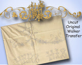 1930s Beautiful Pillowcase Uncut Betty Burton Embroidery Transfer 2005 Original - Vintage4me2