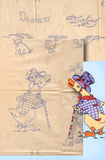 Betty Burton 2008: 1930s Uncut Nursery Characters Kids Embroidery Transfer - Vintage4me2
