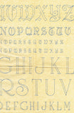 1930s Uncut Betty Burton Vintage Monogram Letters Embroidery Transfer 2011