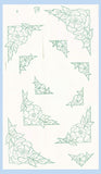 1930s Betty Burton "D" Cutwork Rose Pillowcases Uncut Embroidery Transfer