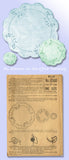 1910s Vintage Butterick Embroidery Transfer 10560 Uncut Luncheon Tray Doillies - Vintage4me2