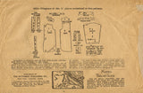 Butterick 1074: 1910s Rare Men's Shirt w French Cuffs Antique Sewing Pattern