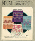 1920s Vintage Butterick Sewing Pattern 1198 Toddler Girls Smocked Coat Size 2