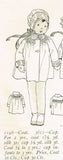 1920s Vintage Butterick Sewing Pattern 1198 Toddler Girls Smocked Coat Size 2