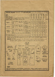 Butterick 1217: 1920s Uncut Misses Flapper Dress Sz 37B Vintage Sewing Pattern