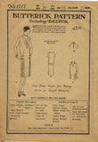Butterick 1217: 1920s Uncut Misses Flapper Dress Sz 37B Vintage Sewing Pattern