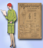 1920s Vintage Girls Flapper Dress Butterick VTG Sewing Pattern 1243 Size 10 - Vintage4me2