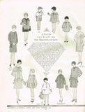 1920s Vintage Butterick Sewing Pattern 1259 Uncut Girls Flapper Dress Sz 10 27B