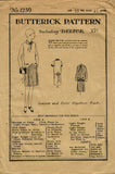 1920s Vintage Butterick Sewing Pattern 1259 Uncut Girls Flapper Dress Sz 10 27B