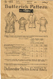 Butterick 1277: 1910s Misses WWI Coatee Sz 35 to 38 Bust Vintage Sewing Pattern - Vintage4me2