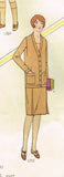1920s Vintage Girls Flapper Dress Unused Butterick Sewing Pattern 1293 Size 10 - Vintage4me2